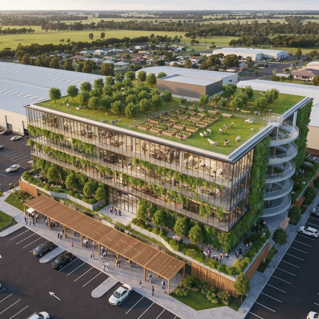 AVERY Suburban - Community food hub on city outskirts